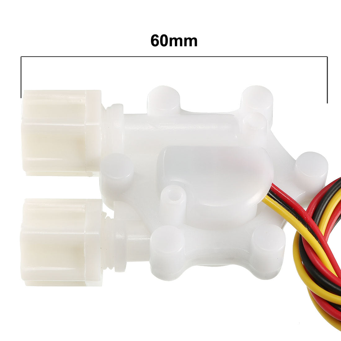 uxcell Uxcell 1/4" Hall Effect Water Flow Sensor Switch Flowmeter Fluid Meter DC5V 0.15-1.5L/min SEN-HW06W