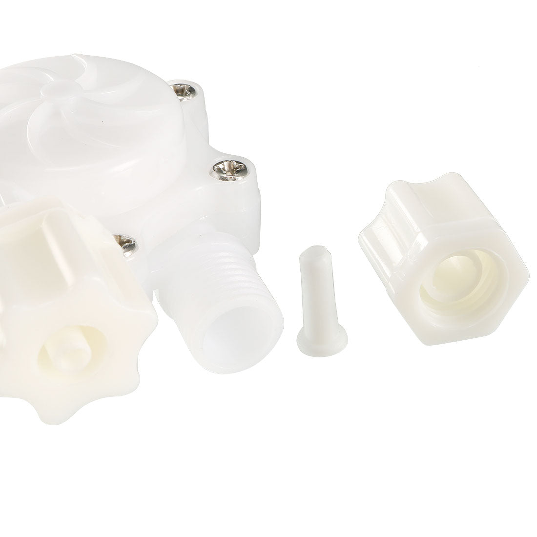 uxcell Uxcell 1/4" Hall Effect Water Flow Sensor Switch Flowmeter Fluid Meter DC5V 0.15-1.5L/min SEN-HW06W