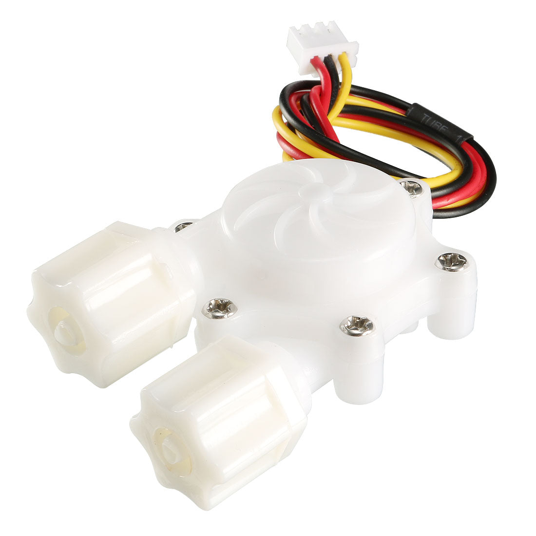 uxcell Uxcell 1/4" Hall Effect Water Flow Sensor Switch Flowmeter Fluid Meter DC5V 0.15-1.5L/min SEN-HW06W