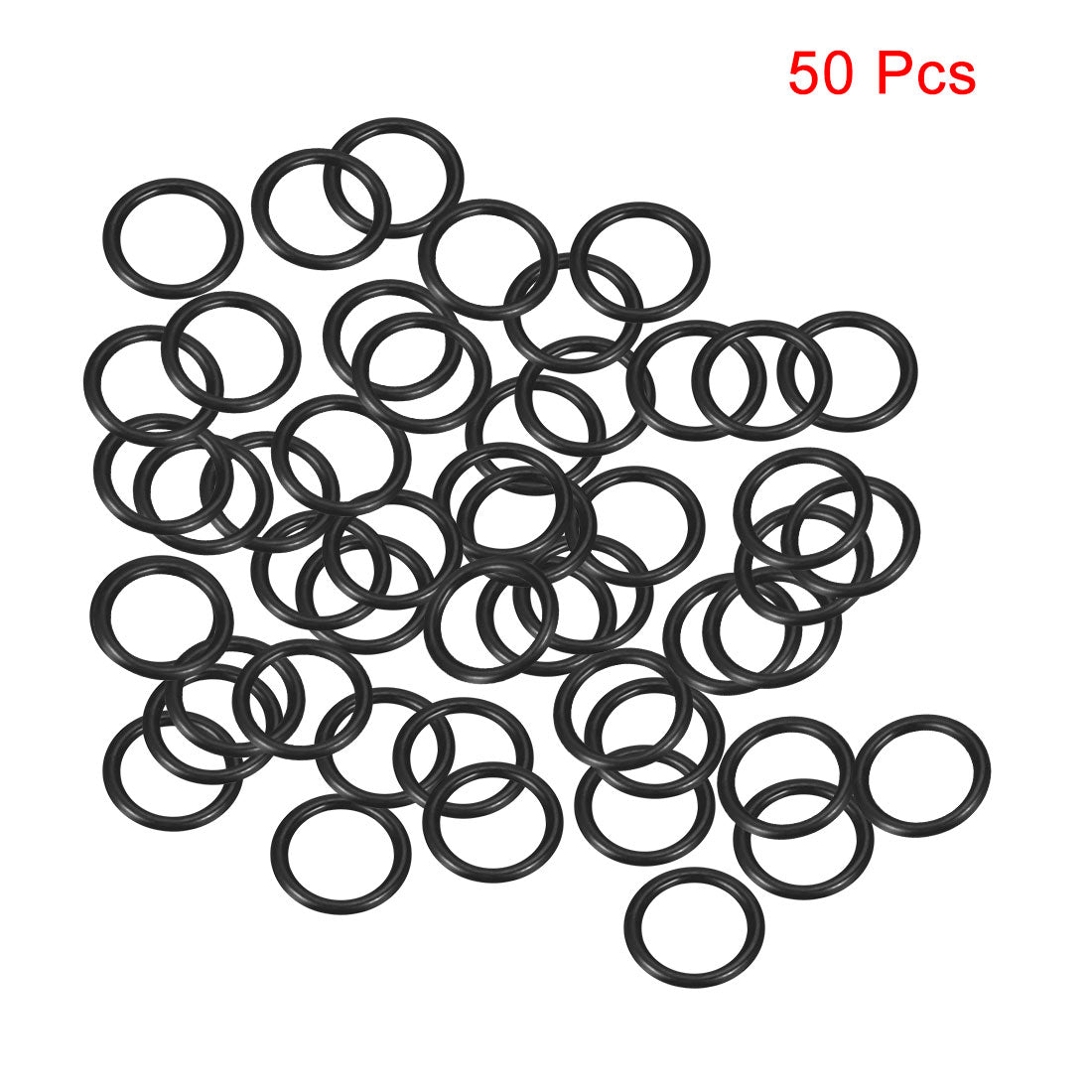 uxcell Uxcell O-Rings Nitrile Rubber 4mm x 6mm x 1mm Seal Rings Sealing Gasket 50pcs