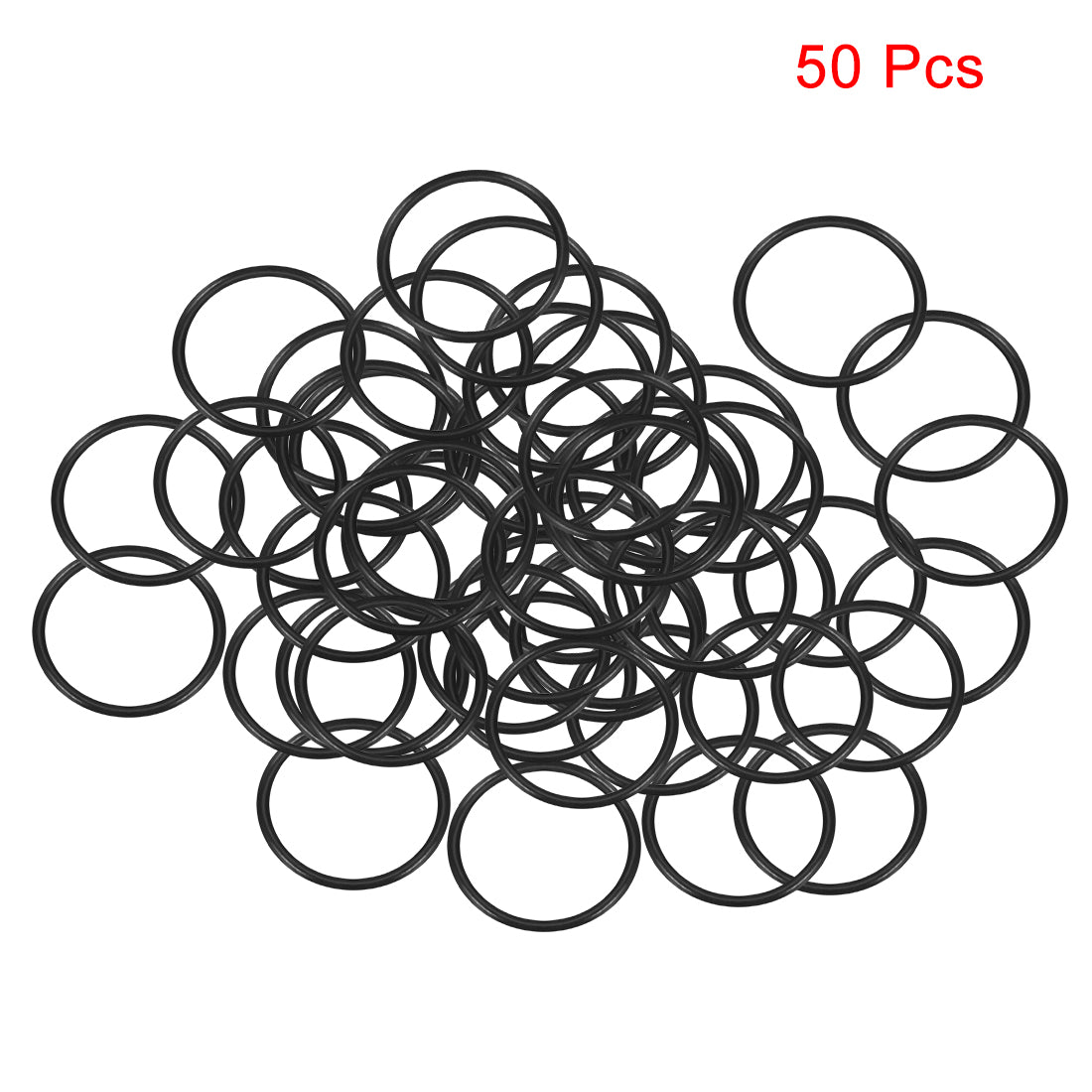 uxcell Uxcell O-Rings Nitrile Rubber 13mm x 15mm x 1mm Seal Rings Sealing Gasket 50pcs