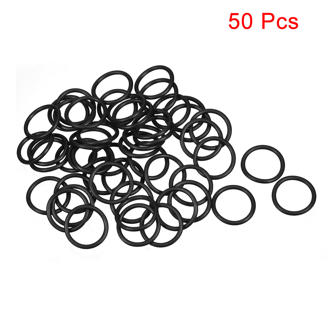uxcell Uxcell O-Rings Nitrile Rubber 17mm x 21mm x 2mm Seal Rings Sealing Gasket 50pcs