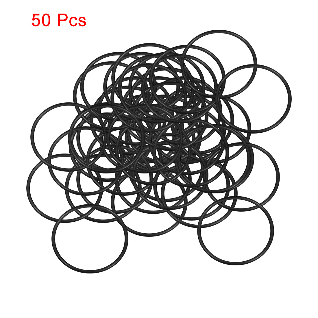 uxcell Uxcell O-Rings Nitrile Rubber 30mm x 34mm x 2mm Seal Rings Sealing Gasket 50pcs