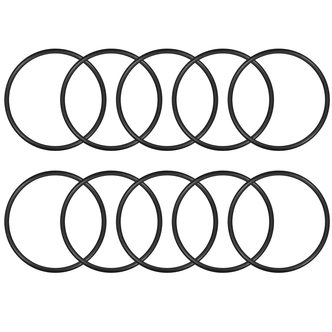 uxcell Uxcell O-Rings Nitrile Rubber 37mm x 41mm x 2mm Seal Rings Sealing Gasket 10pcs