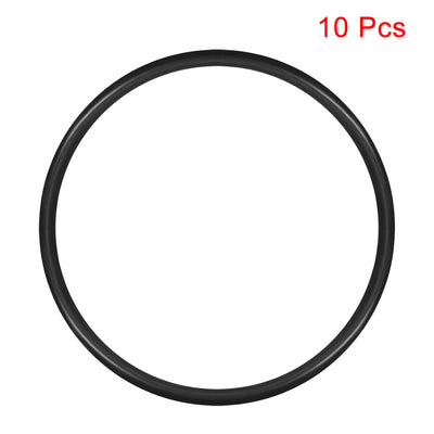 Harfington Uxcell O-Rings Nitrile Rubber 40mm x 44mm x 2mm Seal Rings Sealing Gasket 10pcs