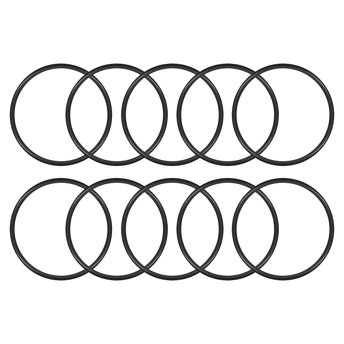 uxcell Uxcell O-Rings Nitrile Rubber 41mm x 45mm x 2mm Seal Rings Sealing Gasket 10pcs