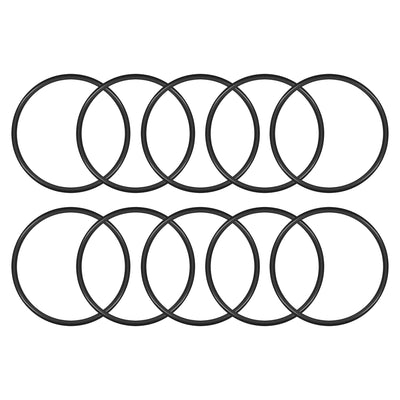 uxcell Uxcell O-Rings Nitrile Rubber 44mm x 48mm x 2mm Seal Rings Sealing Gaskets 10 Pieces