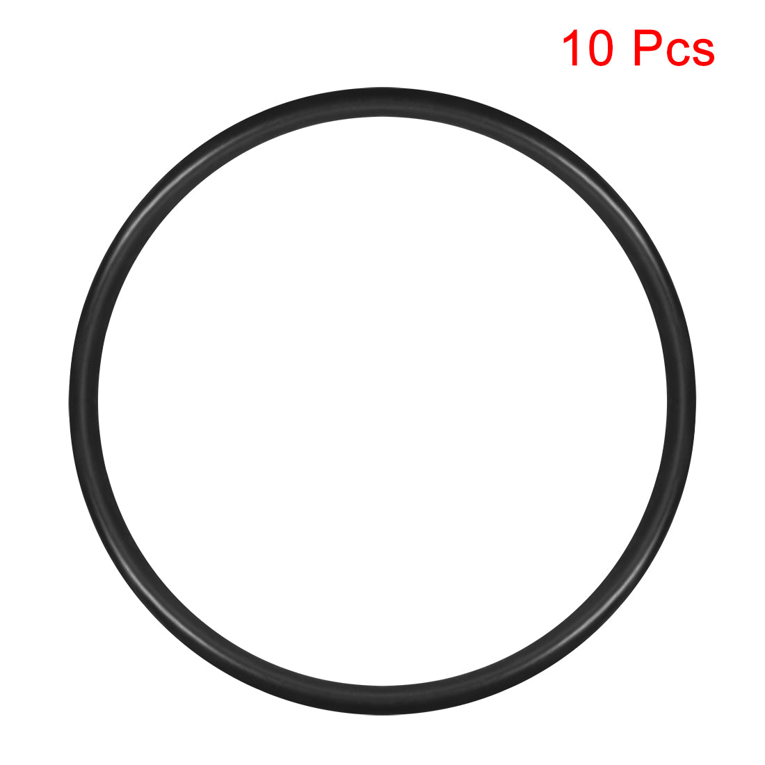 uxcell Uxcell O-Rings Nitrile Rubber 45mm x 49mm x 2mm Seal Rings Sealing Gasket 10pcs