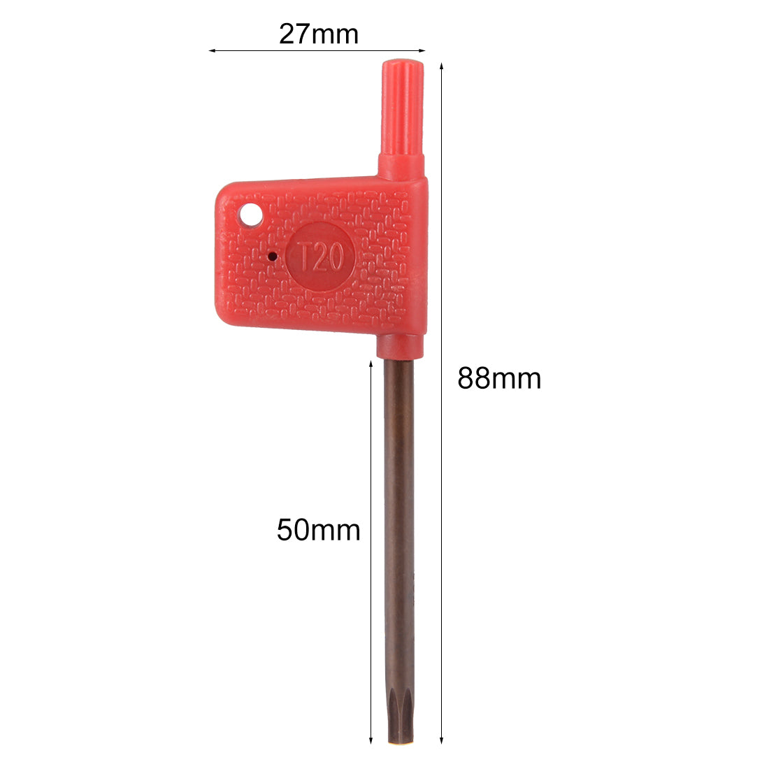 Harfington T20 S2 Flag Type Handle Driver Torx Key Wrench Spanner Screwdriver