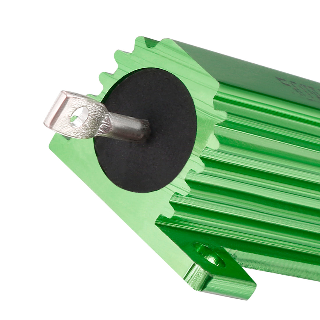 uxcell Uxcell 50W 5.6k Ohm 5% Aluminum Housing Resistor Screw  Chassis Mounted Aluminum Case Wirewound Resistor Load Resistors Green 1 pcs