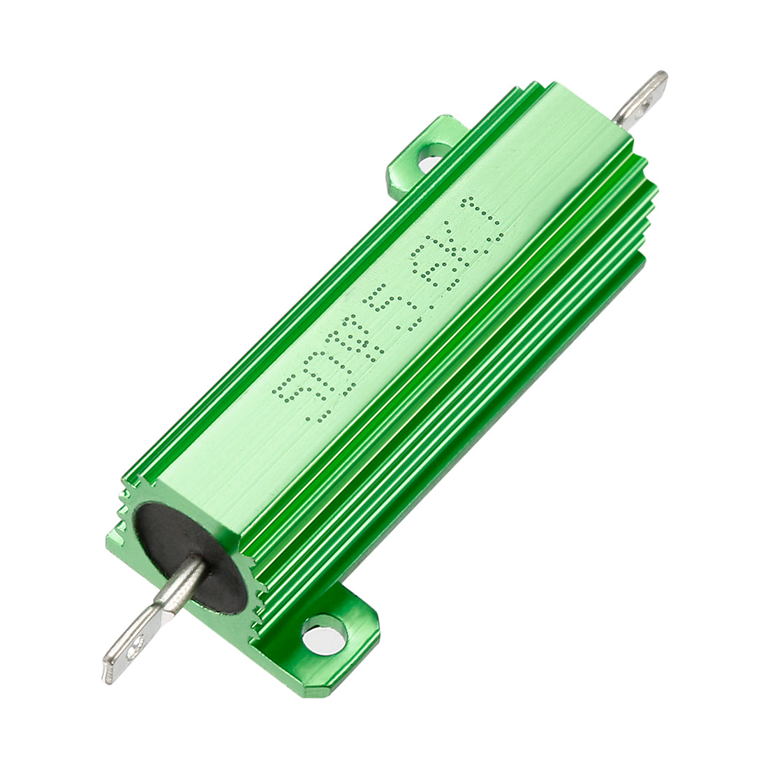 uxcell Uxcell 50W 5.6k Ohm 5% Aluminum Housing Resistor Screw  Chassis Mounted Aluminum Case Wirewound Resistor Load Resistors Green 1 pcs