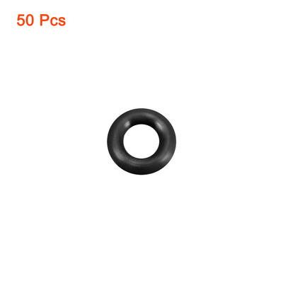 Harfington Uxcell O-Rings Nitrile Rubber 2mm x 5mm x 1.5mm Seal Rings Sealing Gasket 50pcs
