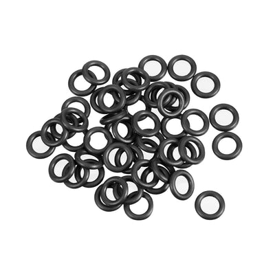 uxcell Uxcell O-Rings Nitrile Rubber 4.5mm x 7.5mm x 1.5mm Seal Rings Sealing Gasket 50pcs