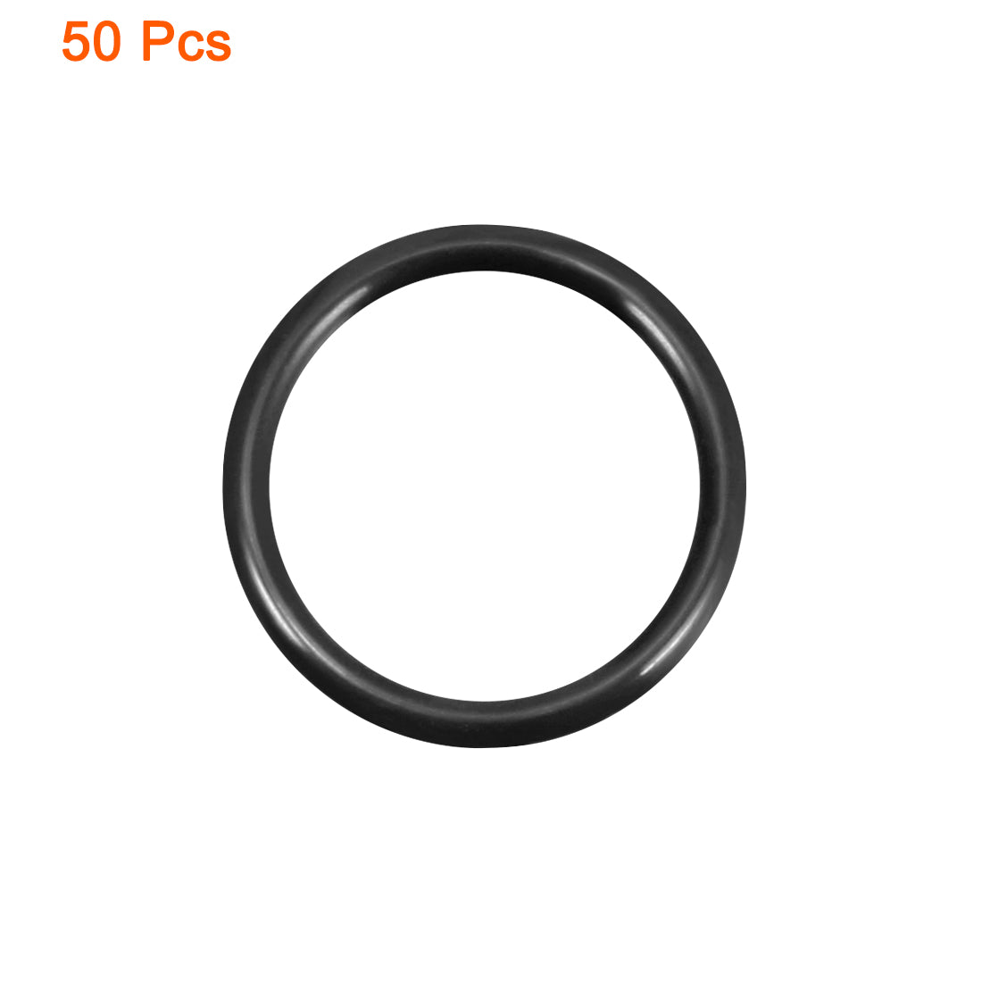 uxcell Uxcell O-Rings Nitrile Rubber 15mm x 18mm x 1.5mm Seal Rings Sealing Gasket 50pcs