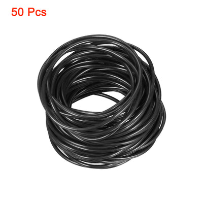 Harfington Uxcell O-Rings Nitrile Rubber 36mm x 39mm x 1.5mm Seal Rings Sealing Gasket 50pcs