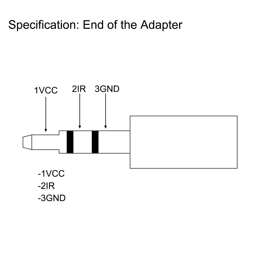 uxcell Uxcell IR Infrared Receiver Extender Cable 2.5mm Jack 6.5FT Long 26-39FT Receiving Distance Black Head 2pcs