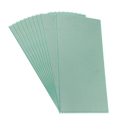 Harfington 13x25cm Single Sided Universal Printed Circuit Board for DIY Soldering 10pcs