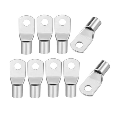 uxcell Uxcell 9PCS SC70-10 Copper Eyelets Tubular Lug Ring Terminal Connectors
