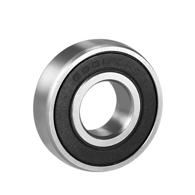 Harfington Deep Groove Ball Bearing 6000-2RS Double Sealed, 10mmx26mmx8mm Chrome Steel Bearings