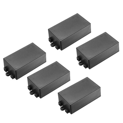 uxcell Uxcell 5pcs 80 x 38 x 22mm Electronic Plastic DIY Junction Box Enclosure Case Black