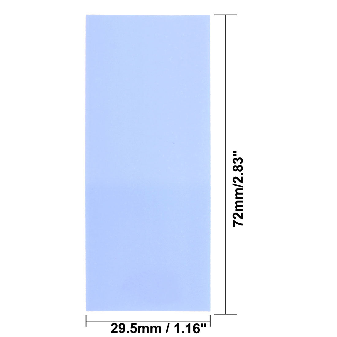 uxcell Uxcell PVC Heat Shrink Tubing 29.5mm Flat Width Pre Cut Wrap Tube Light Blue 20pcs