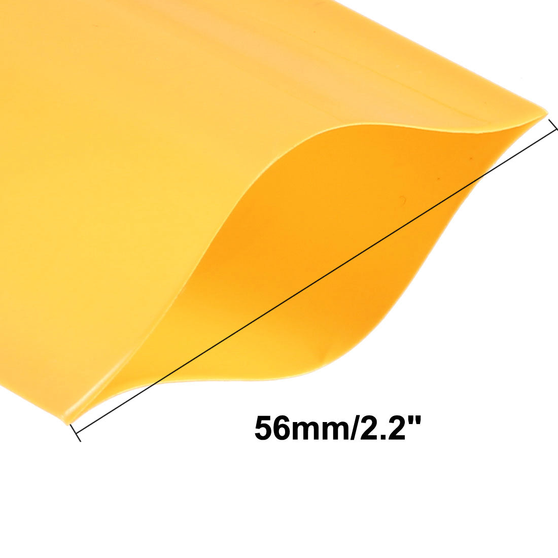 uxcell Uxcell PVC Heat Shrink Tubing 56mm Flat Width Heat Shrink Wrap for AAA Power Supplies 5 Meters Length, Yellow