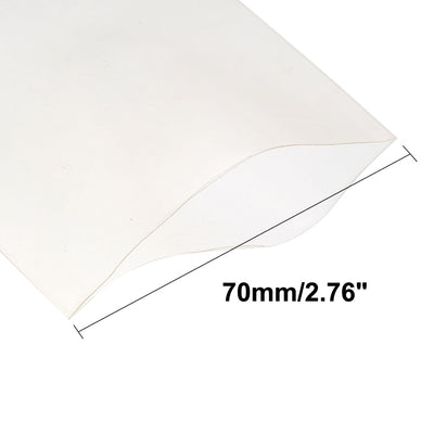Harfington Uxcell PVC Heat Shrink Tubing 70mm Flat Width Heat Shrink Wrap Tube for 18650 Power Supplies 5 Meter Length, Clear