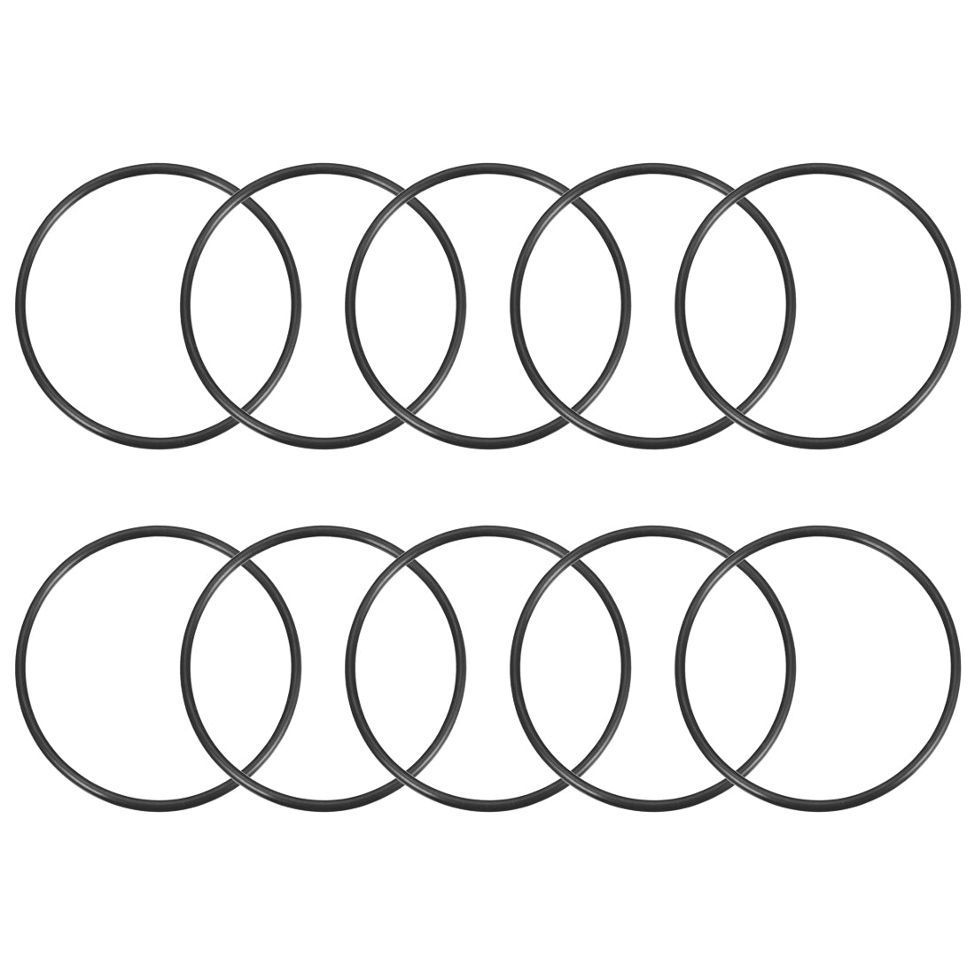uxcell Uxcell O-Rings Nitrile Rubber 63mm x 67mm x 2mm Seal Rings Sealing Gasket 10pcs