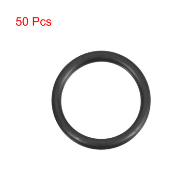 Harfington Uxcell O-Rings Nitrile Rubber 23.8mm x 30mm x 3.1mm Seal Rings Sealing Gasket 50pcs