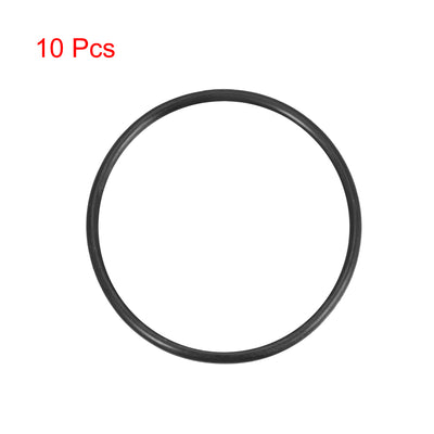 Harfington Uxcell O-Rings Nitrile Rubber 43.8mm x 50mm x 3.1mm Seal Rings Sealing Gasket 10pcs