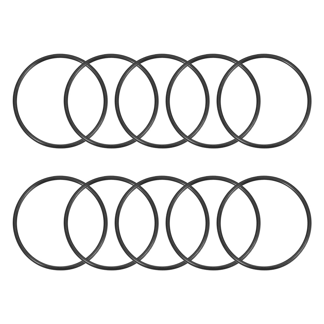 uxcell Uxcell O-Rings Nitrile Rubber 43.8mm x 50mm x 3.1mm Seal Rings Sealing Gasket 10pcs