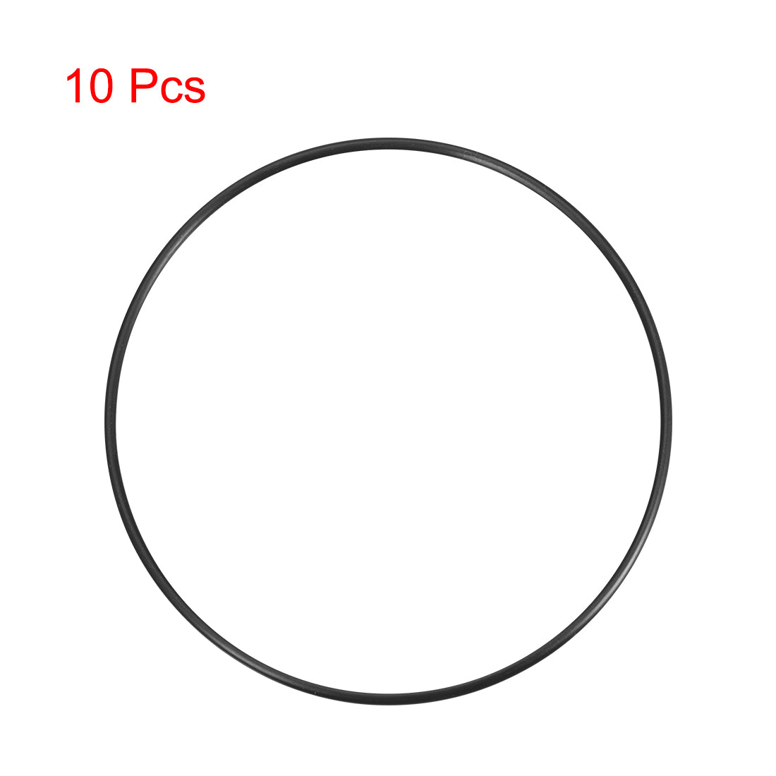 uxcell Uxcell O-Rings Nitrile Rubber 123.8mm x 130mm x 3.1mm Seal Rings Sealing Gasket 10pcs