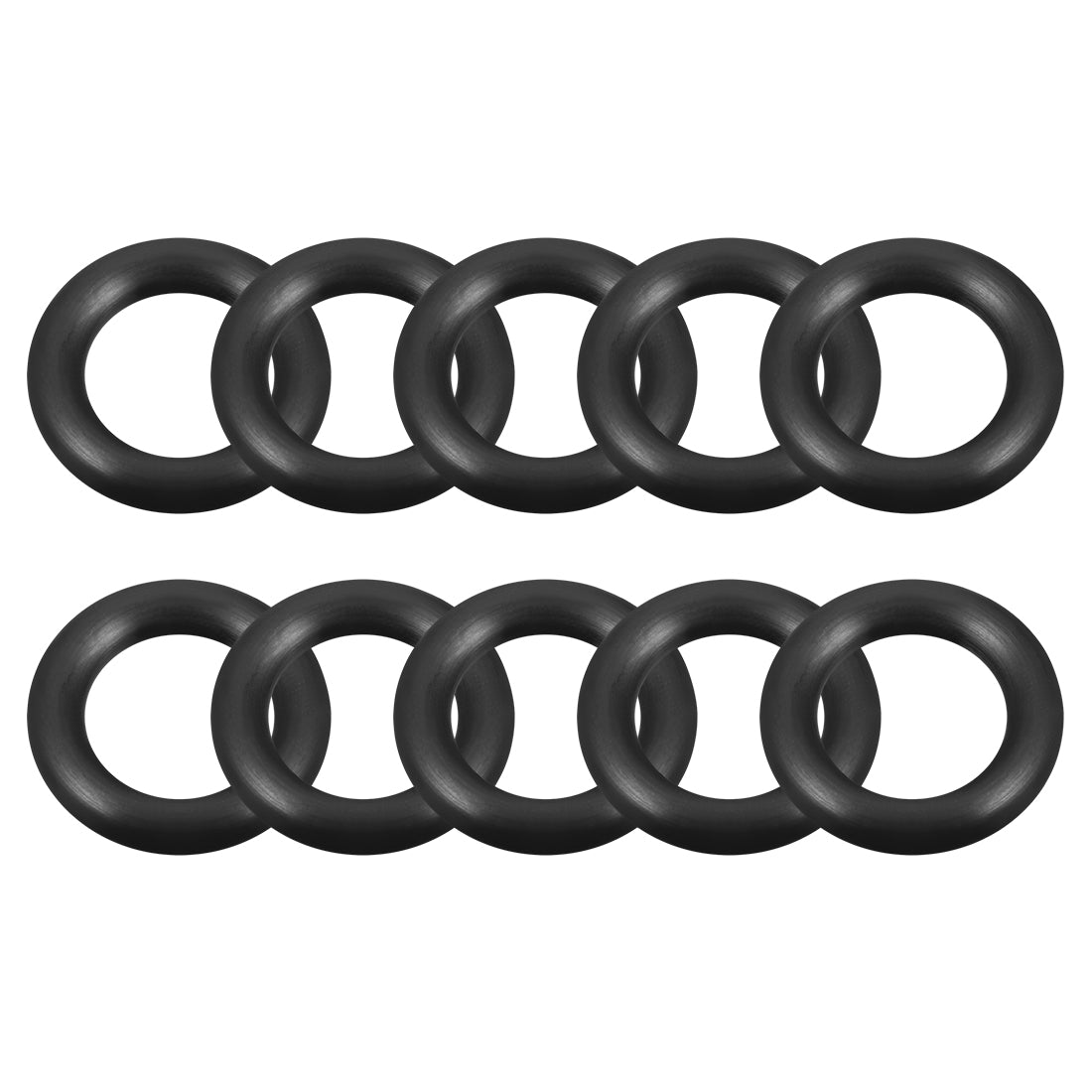 uxcell Uxcell O-Rings Nitrile Rubber 15mm x 25mm x 5mm Seal Rings Sealing Gasket 10pcs