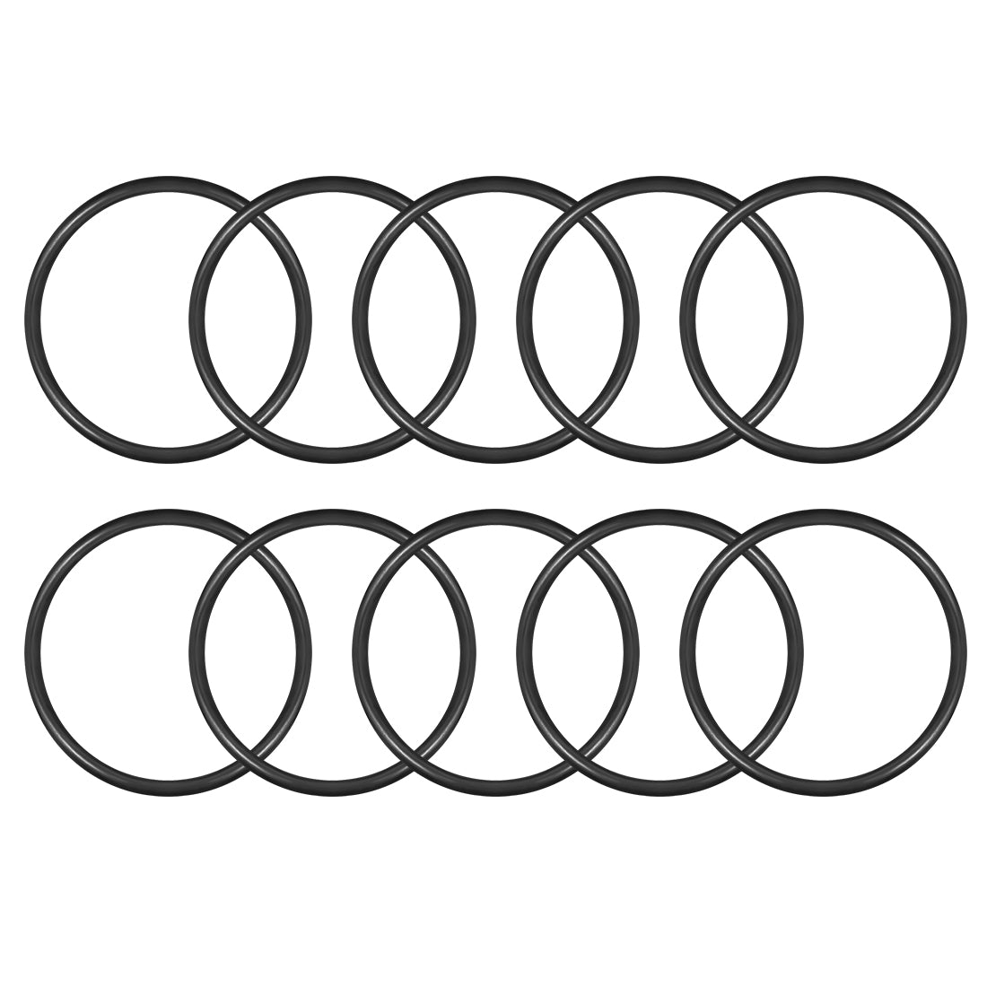uxcell Uxcell O-Rings Nitrile Rubber 75mm x 85mm x 5mm Seal Rings Sealing Gaskets 10 Pieces