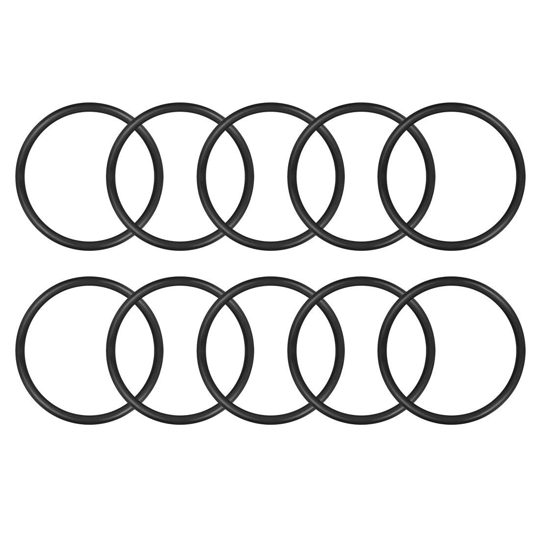 uxcell Uxcell O-Rings Nitrile Rubber 80mm x 90mm x 5mm Seal Rings Sealing Gasket 10pcs