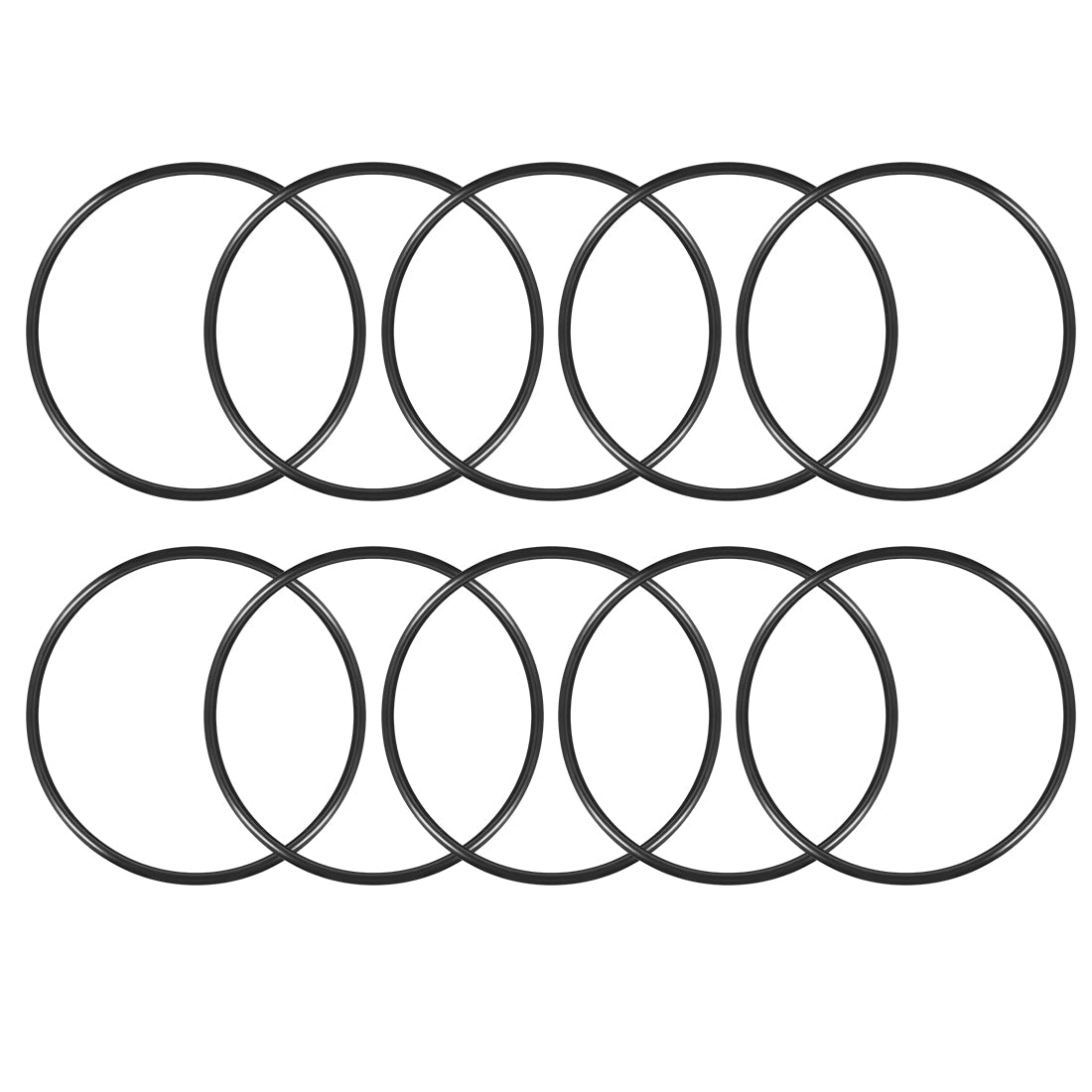 uxcell Uxcell O-Rings Nitrile Rubber 140mm x 150mm x 5mm Seal Rings Sealing Gasket 10pcs