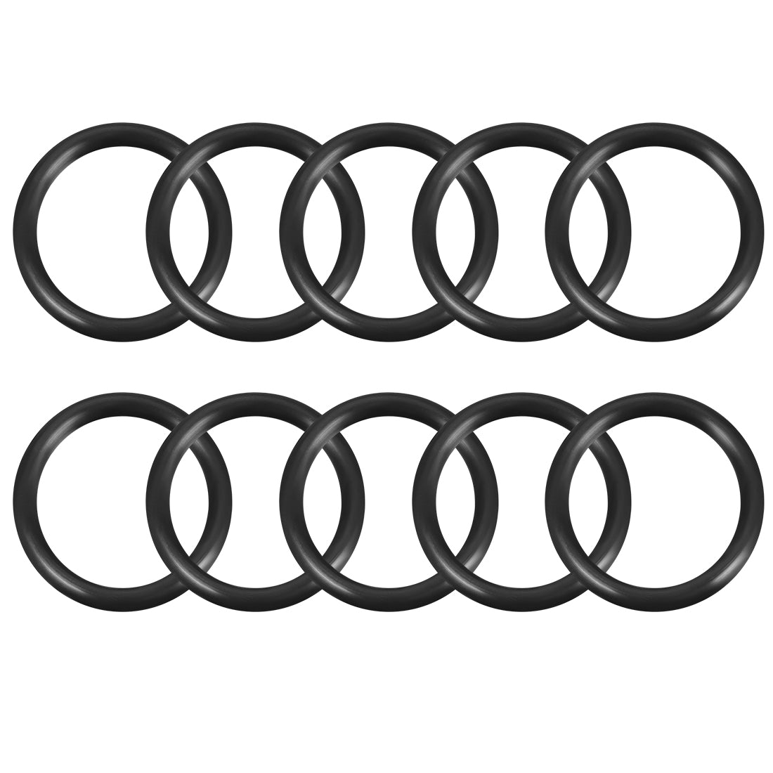 uxcell Uxcell O-Rings Nitrile Rubber 33.6mm x 45mm x 5.7mm Seal Rings Sealing Gasket 10pcs