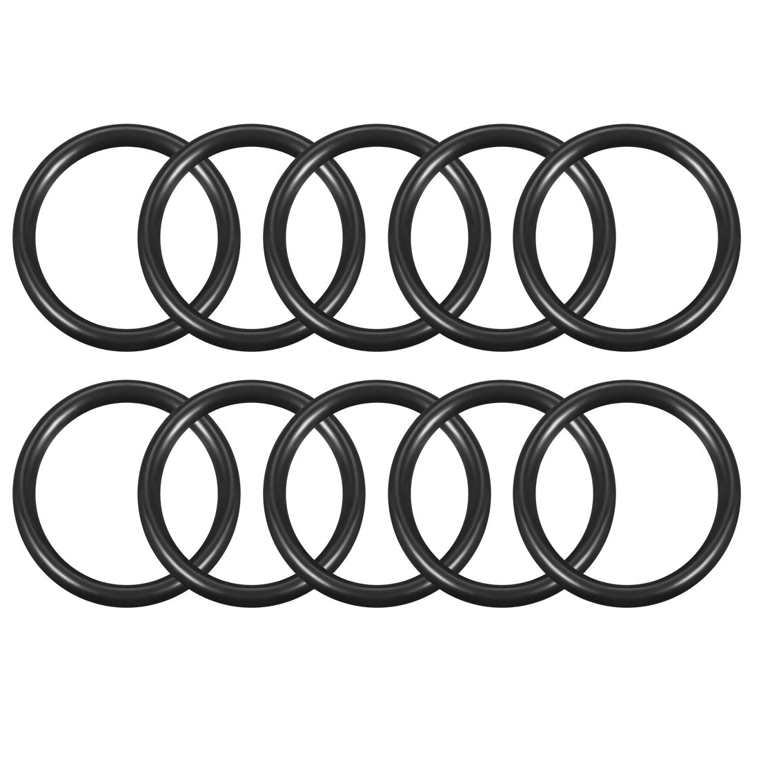 uxcell Uxcell O-Rings Nitrile Rubber 38.6mm x 50mm x 5.7mm Seal Rings Sealing Gasket 10pcs