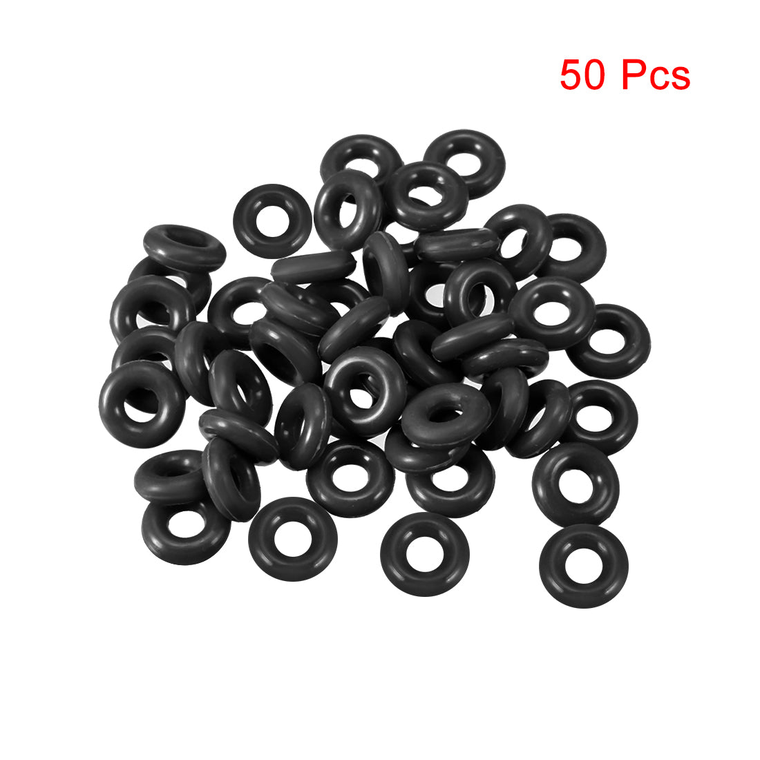 uxcell Uxcell O-Rings Nitrile Rubber 5mm x 12mm x 3.5mm Seal Rings Sealing Gasket 50pcs
