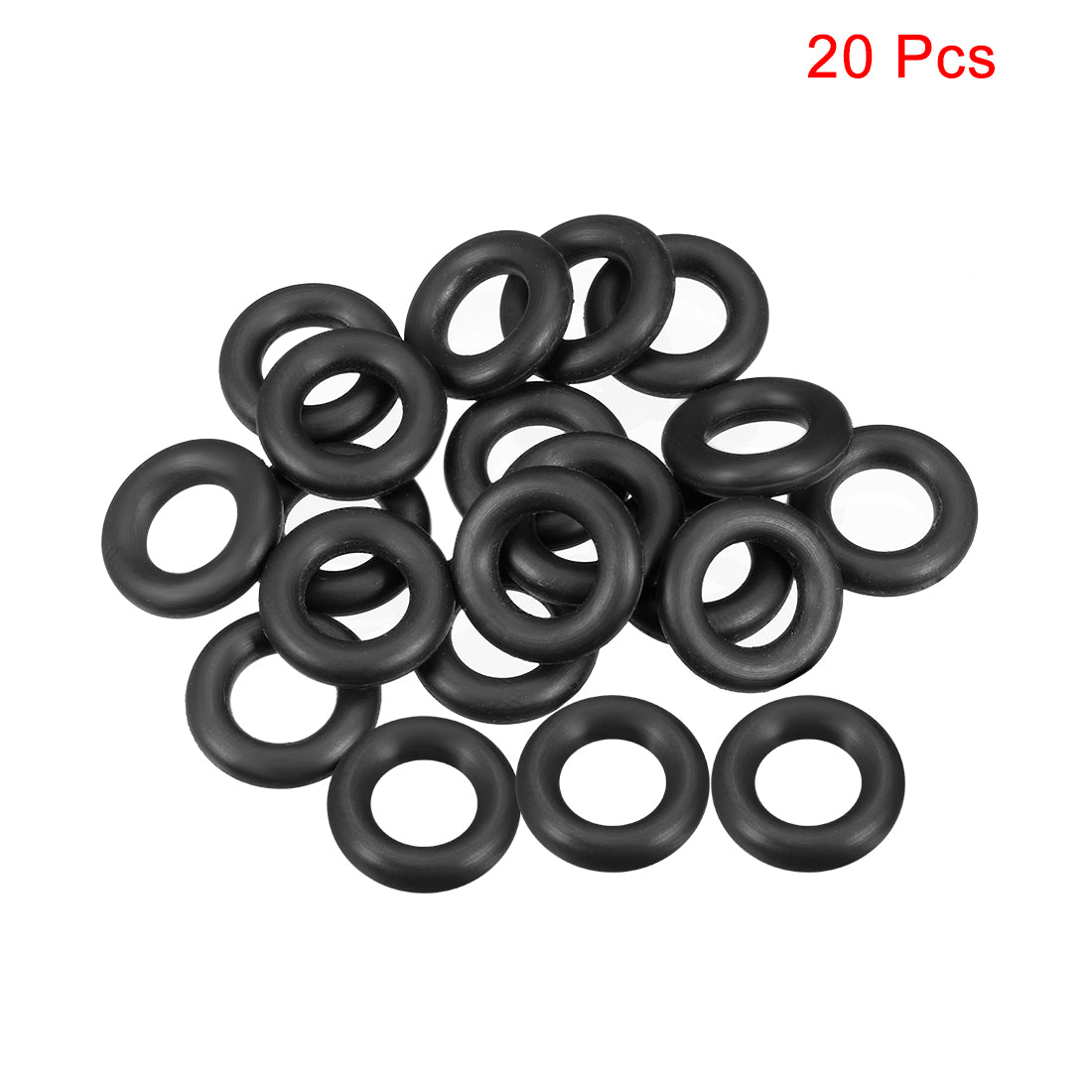 uxcell Uxcell O-Rings Nitrile Rubber 8mm x 15mm x 3.5mm Seal Rings Sealing Gasket 20pcs