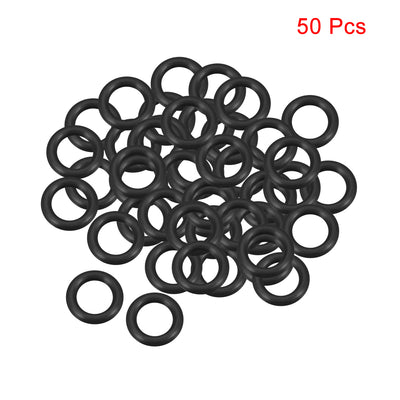 Harfington Uxcell O-Rings Nitrile Rubber 12mm x 19mm x 3.5mm Seal Rings Sealing Gasket 50pcs