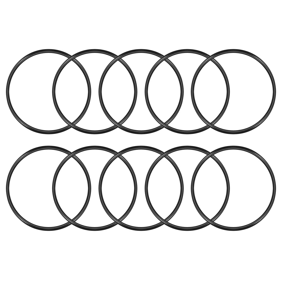 uxcell Uxcell O-Rings Nitrile Rubber 88mm x 95mm x 3.5mm Seal Rings Sealing Gasket 10pcs