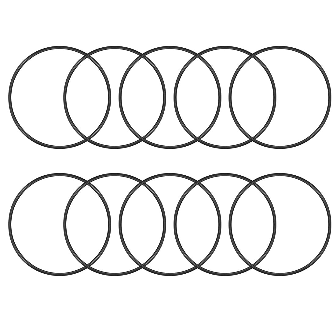 uxcell Uxcell O-Rings Nitrile Rubber 98mm x 105mm x 3.5mm Seal Rings Sealing Gasket 10pcs