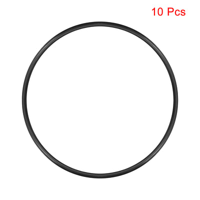Harfington Uxcell O-Rings Nitrile Rubber 128mm x 135mm x 3.5mm Seal Rings Sealing Gasket 10pcs