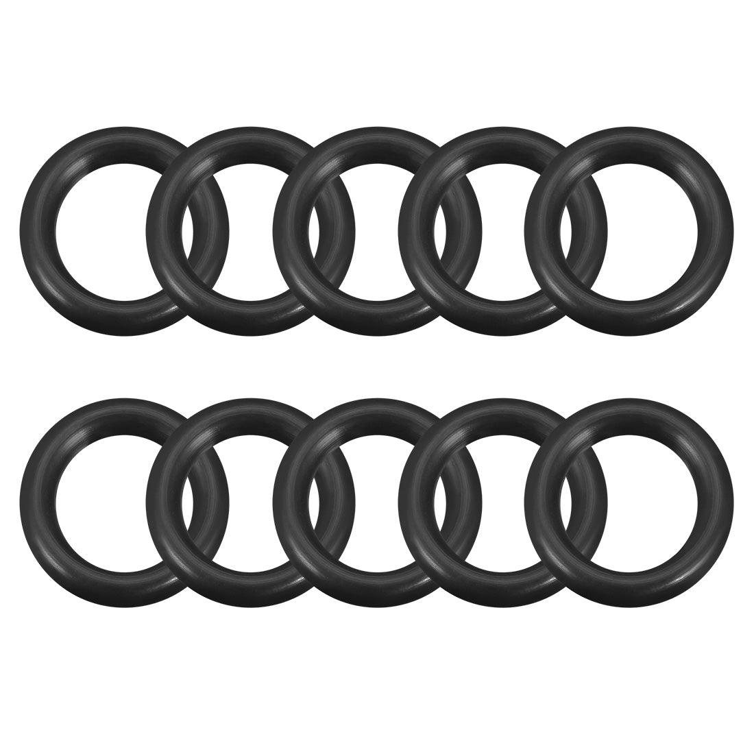 uxcell Uxcell O-Rings Nitrile Rubber 19mm x 27mm x 4mm Seal Rings Sealing Gasket 10pcs