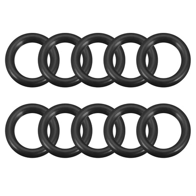 uxcell Uxcell O-Rings Nitrile Rubber 19mm x 27mm x 4mm Seal Rings Sealing Gasket 10pcs