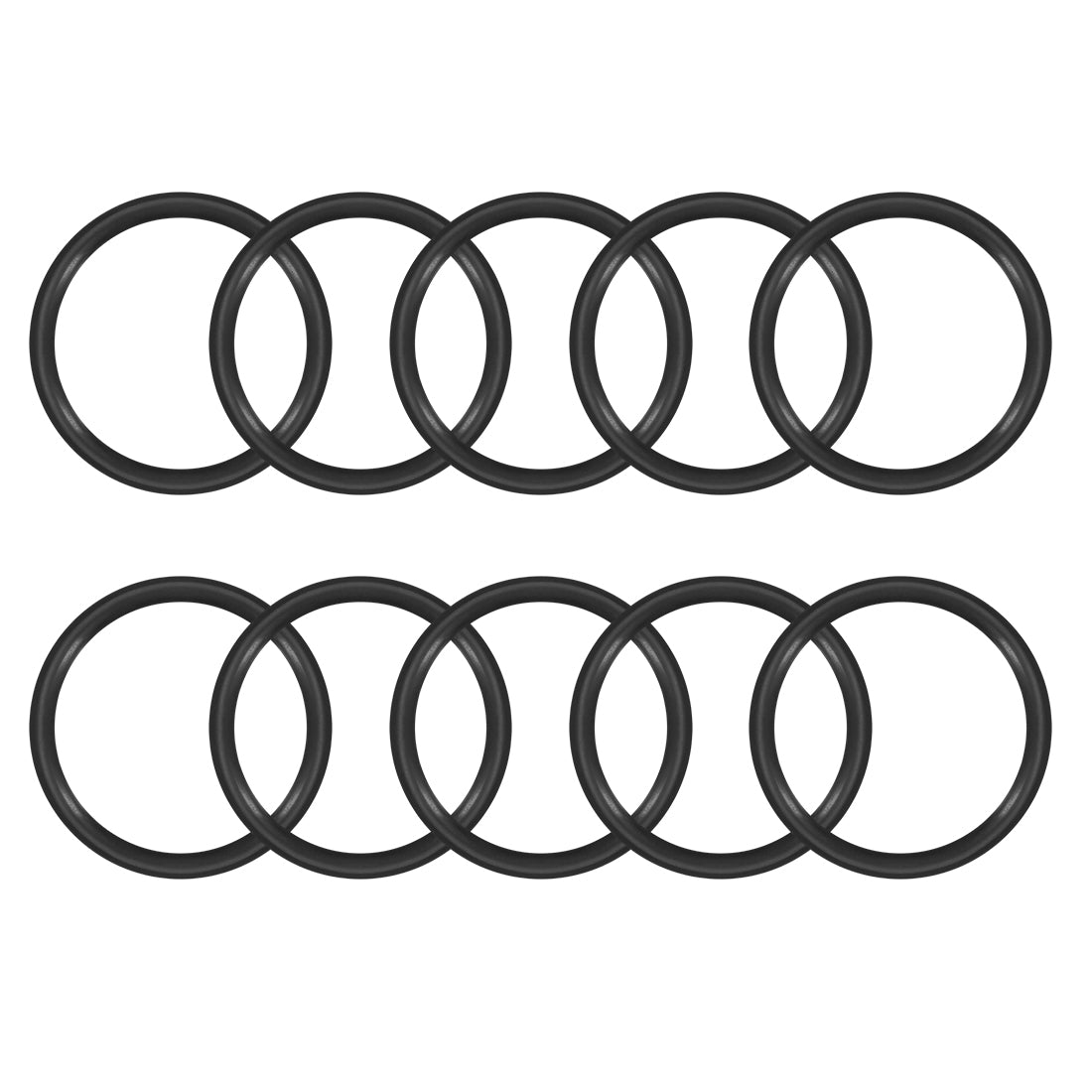 uxcell Uxcell O-Rings Nitrile Rubber 31mm x 39mm x 4mm Seal Rings Sealing Gasket 10pcs