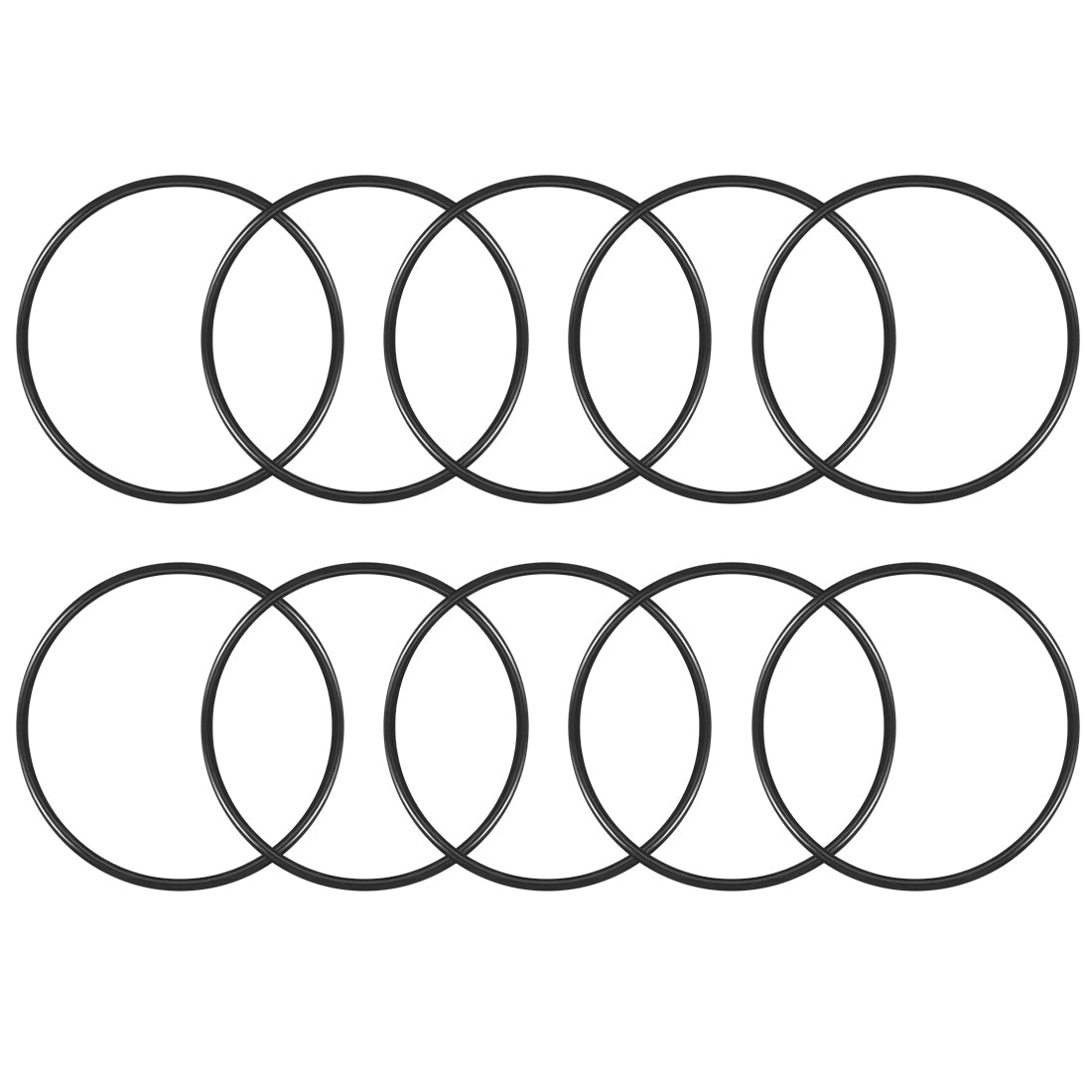 uxcell Uxcell O-Rings Nitrile Rubber 102mm x 110mm x 4mm Seal Rings Sealing Gasket 10pcs