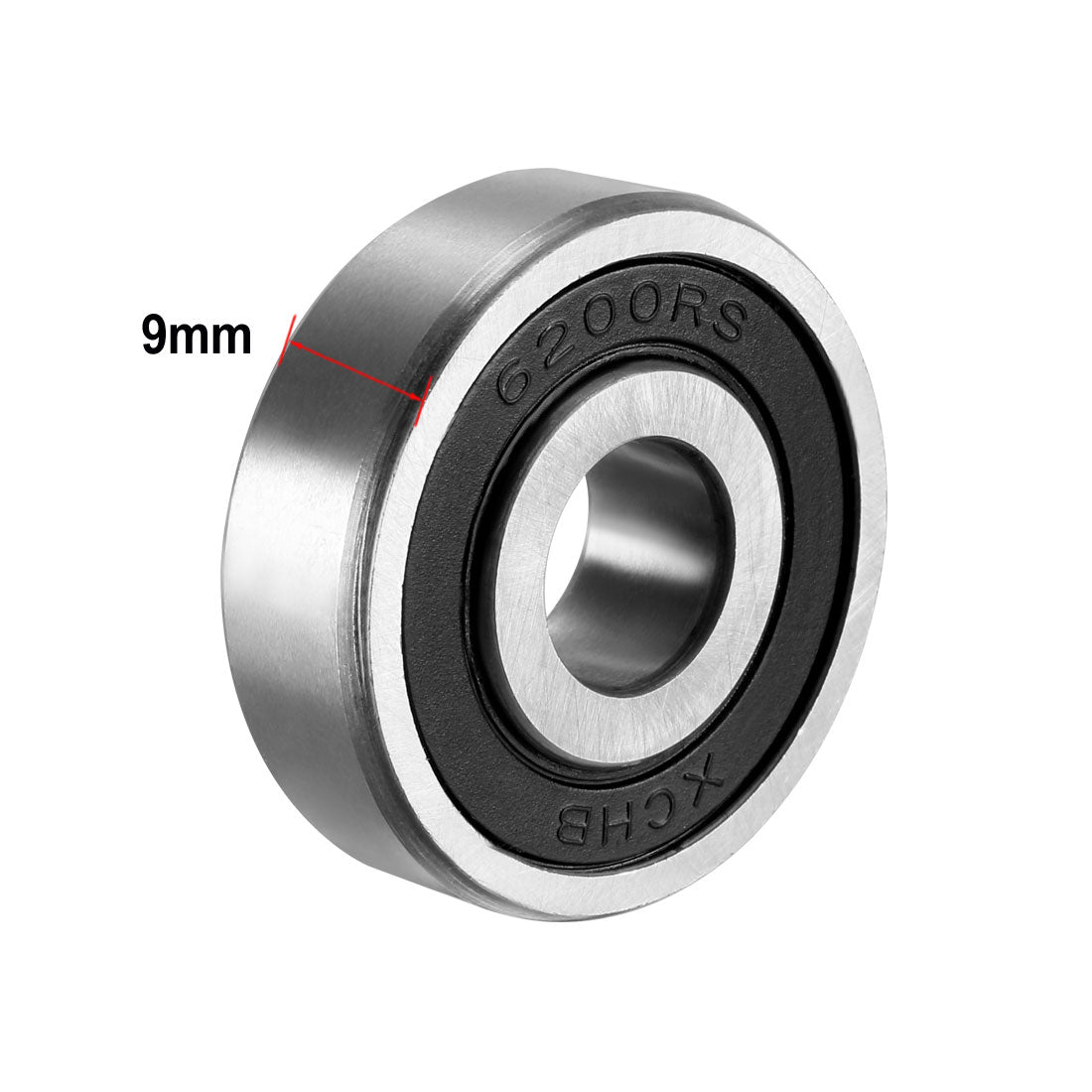 uxcell Uxcell Deep Groove Ball Bearings Metric Single Sealed Chrome Steel P0 Z2 Bearing