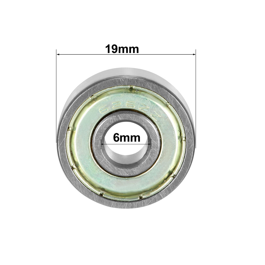 uxcell Deep Groove Ball Bearings  Metric Double Shielded Chrome Steel P0 Z2
